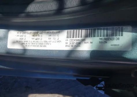 2010 Chrysler Sebring Touring from USA, damaged, VIN 1C3CC4FB4AN123491